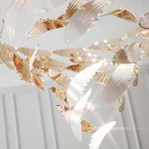 Fluid Layered Glass Ceiling Chandelier - CasaraHouse