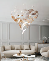 Fluid Layered Glass Ceiling Chandelier - CasaraHouse
