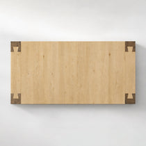Tellurian Oak Dining Table Rectangular Handcrafted Rustic Industrial Dining Furniture