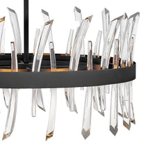 Revel 8 - Light Unique Wagon Wheel Chandelier with Crystal Accents