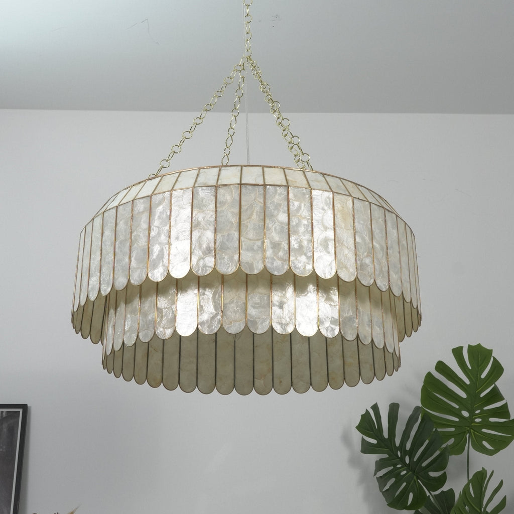 Capiz Aurelia Chandelier