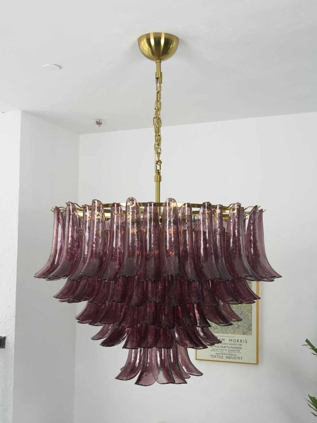 Designer Amethyst Bloom Chandelier - CasaraHouse