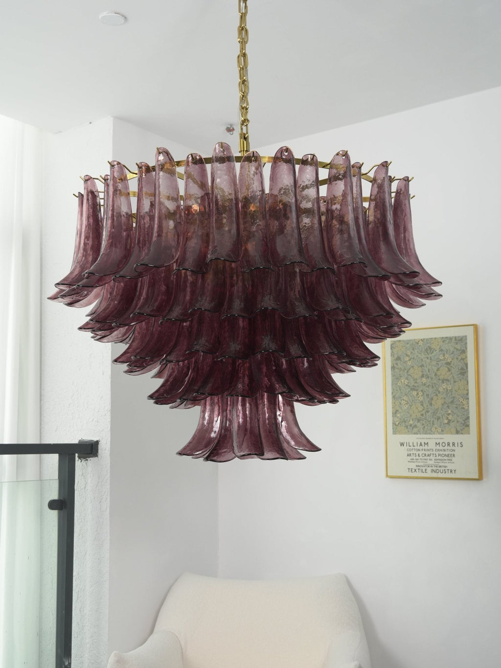 Designer Amethyst Bloom Chandelier - CasaraHouse