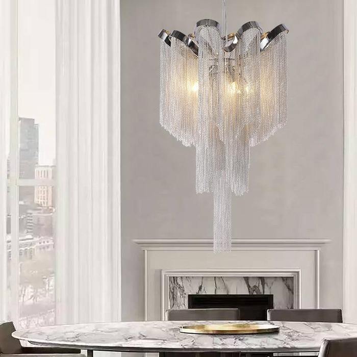 Daphnia Chain Tassel Chandelier