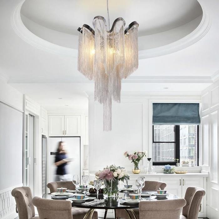 Daphnia Chain Tassel Chandelier