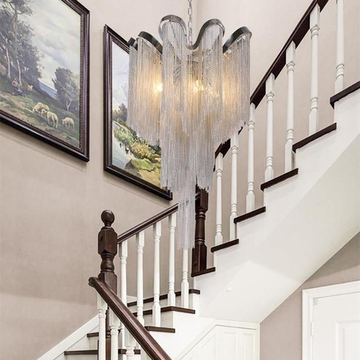 Daphnia Chain Tassel Chandelier