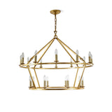 Designer Aurevon Grand Wheel Chandelier - CasaraHouse