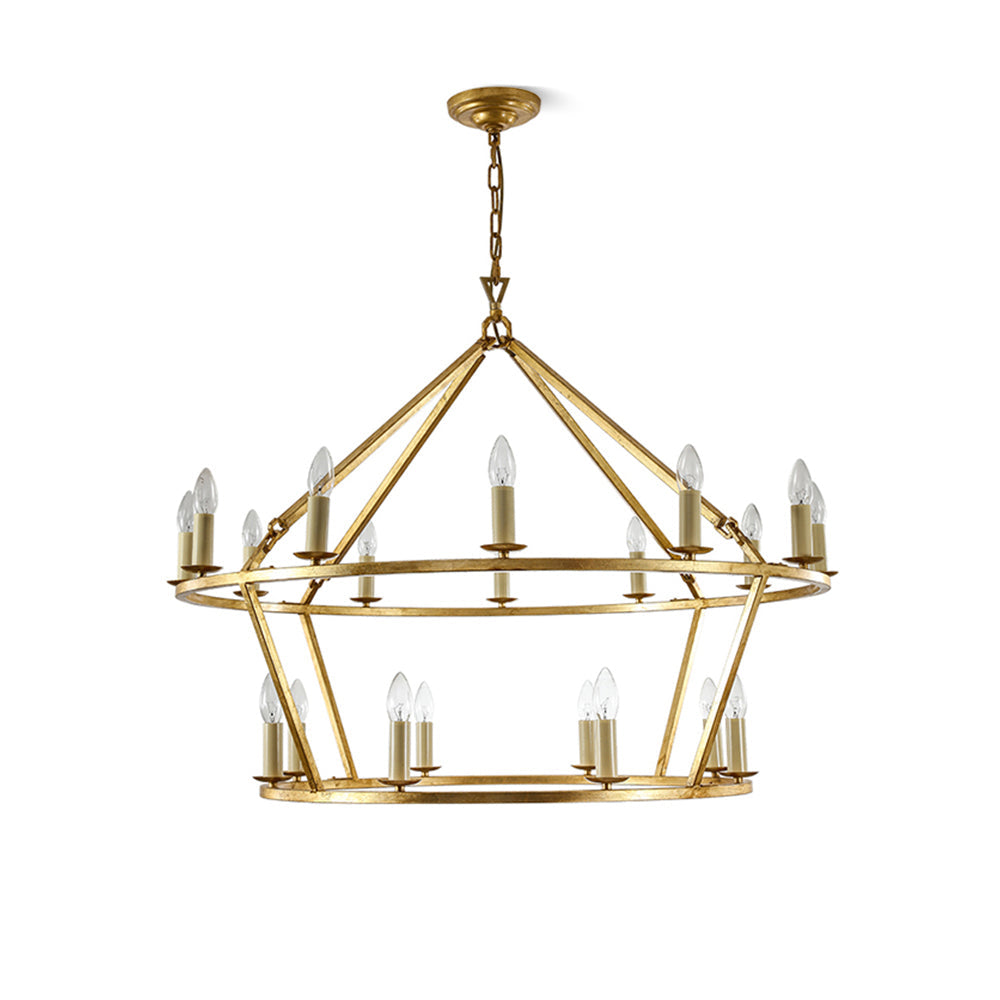 Designer Aurevon Grand Wheel Chandelier - CasaraHouse