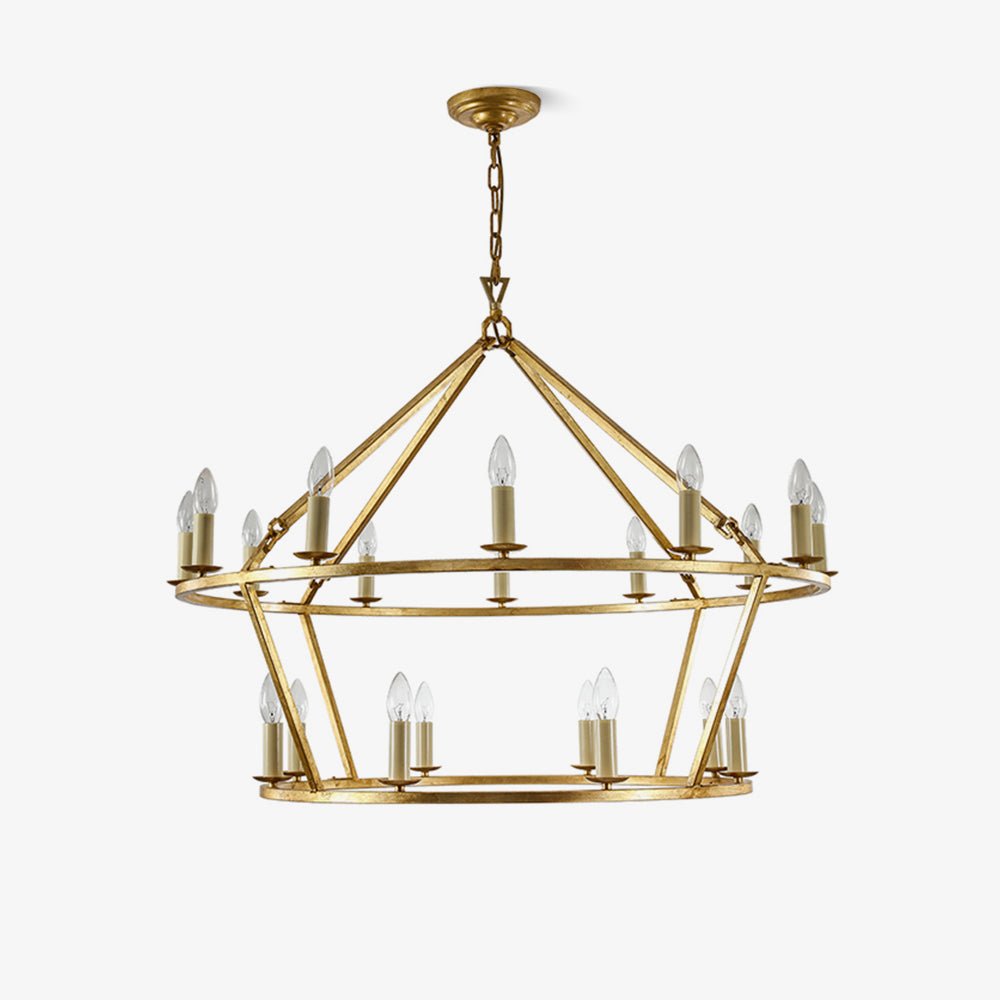 Designer Aurevon Grand Wheel Chandelier - CasaraHouse