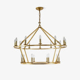 Designer Aurevon Grand Wheel Chandelier - CasaraHouse