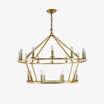 Designer Aurevon Grand Wheel Chandelier - CasaraHouse