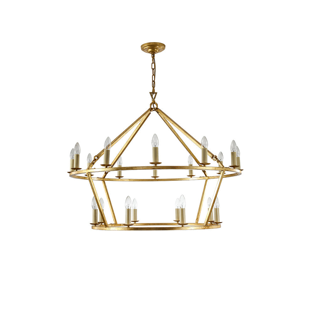 Designer Aurevon Grand Wheel Chandelier - CasaraHouse