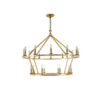 Designer Aurevon Grand Wheel Chandelier - CasaraHouse