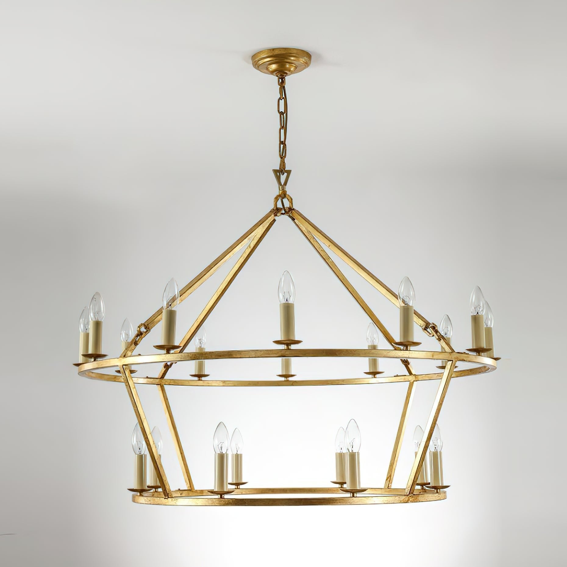 Designer Aurevon Grand Wheel Chandelier - CasaraHouse
