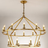 Designer Aurevon Grand Wheel Chandelier - CasaraHouse
