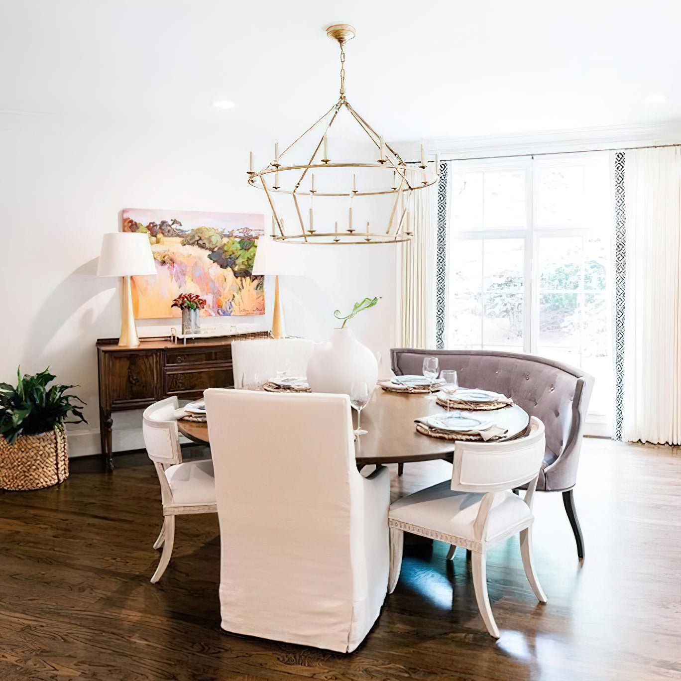 Designer Aurevon Grand Wheel Chandelier - CasaraHouse