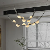 Dew Drops Alabaster LED Chandelier