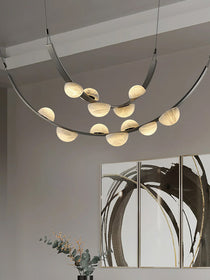 Dew Drops Alabaster LED Chandelier