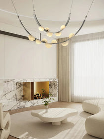Dew Drops Alabaster LED Chandelier