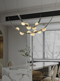 Dew Drops Alabaster LED Chandelier