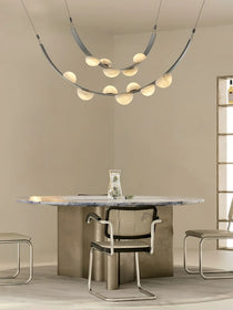 Dew Drops Alabaster LED Chandelier