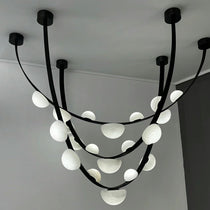 Dew Drops Alabaster LED Chandelier