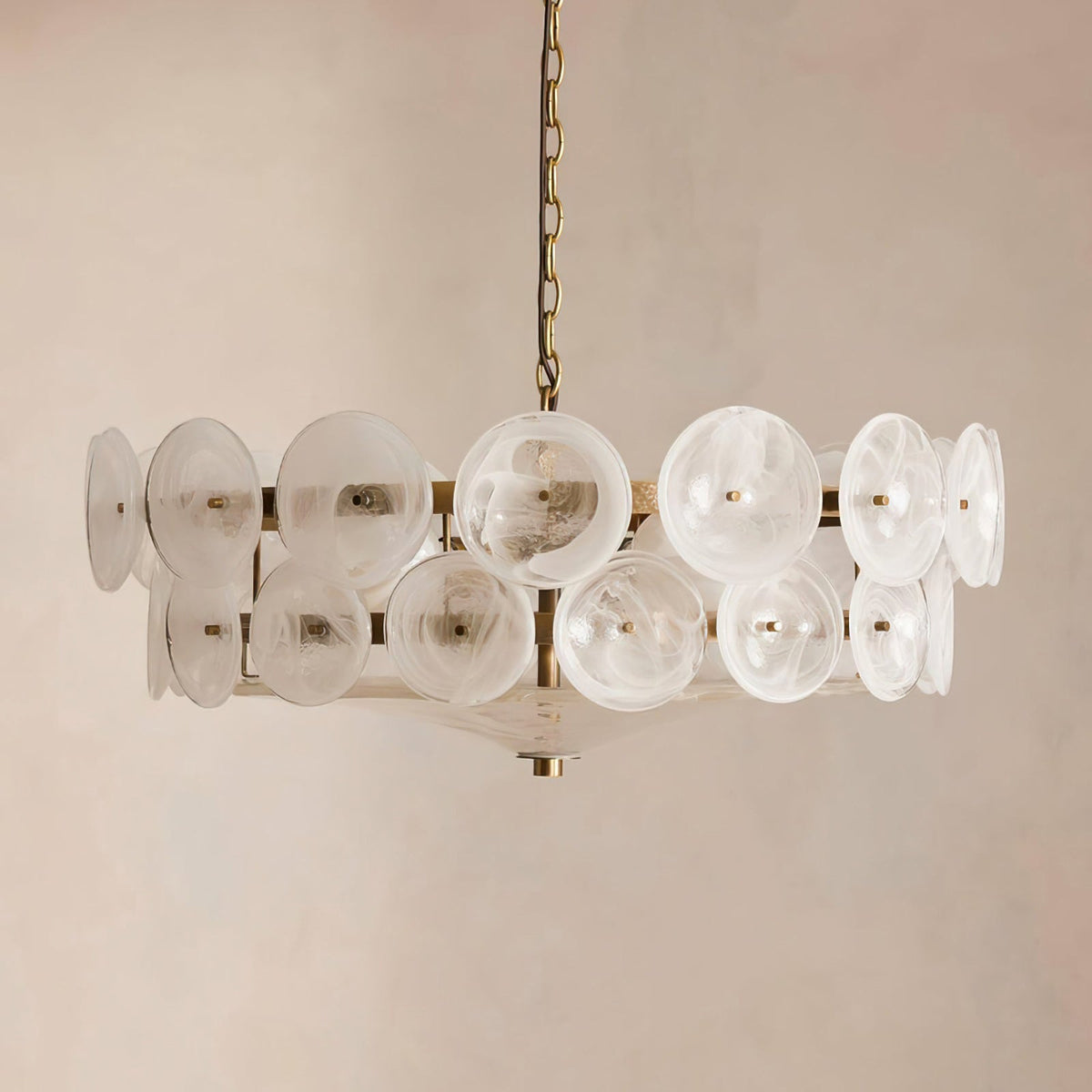 Disc Murano Chandelier