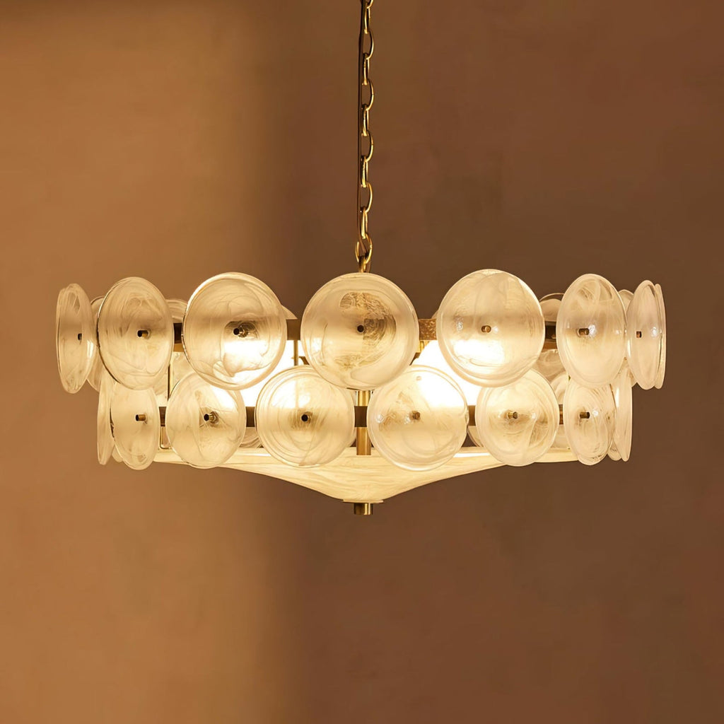 Disc Murano Chandelier