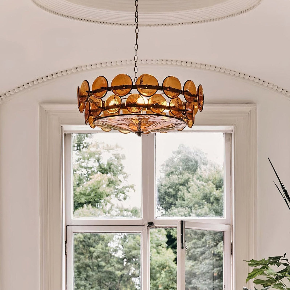 Disc Murano Chandelier