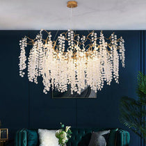 Ardent Branch Crystal Modern Linear Chandelier