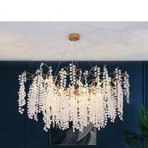 Ardent Branch Crystal Modern Linear Chandelier