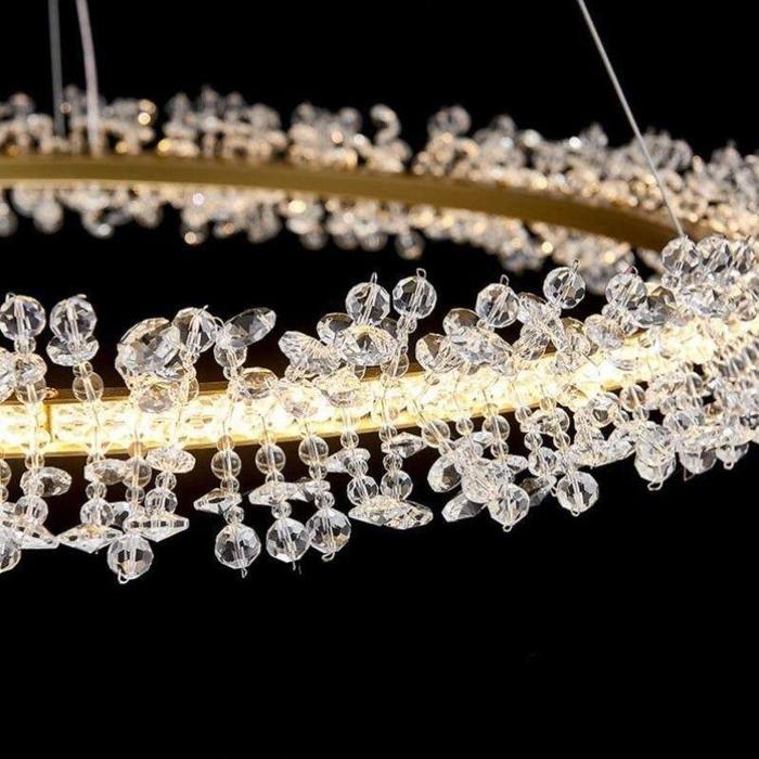 Doris Crystal Ring Chandelier