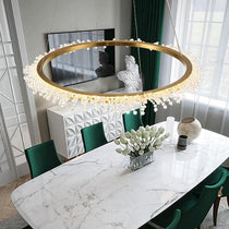 Doris Crystal Ring Chandelier
