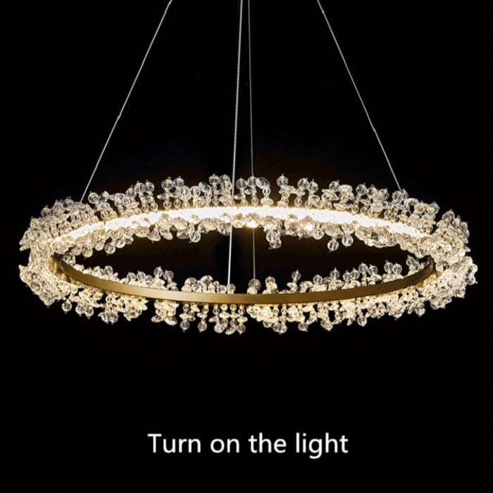 Doris Crystal Ring Chandelier
