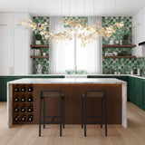 Two-Tier Botanical Chandelier - CasaraHouse