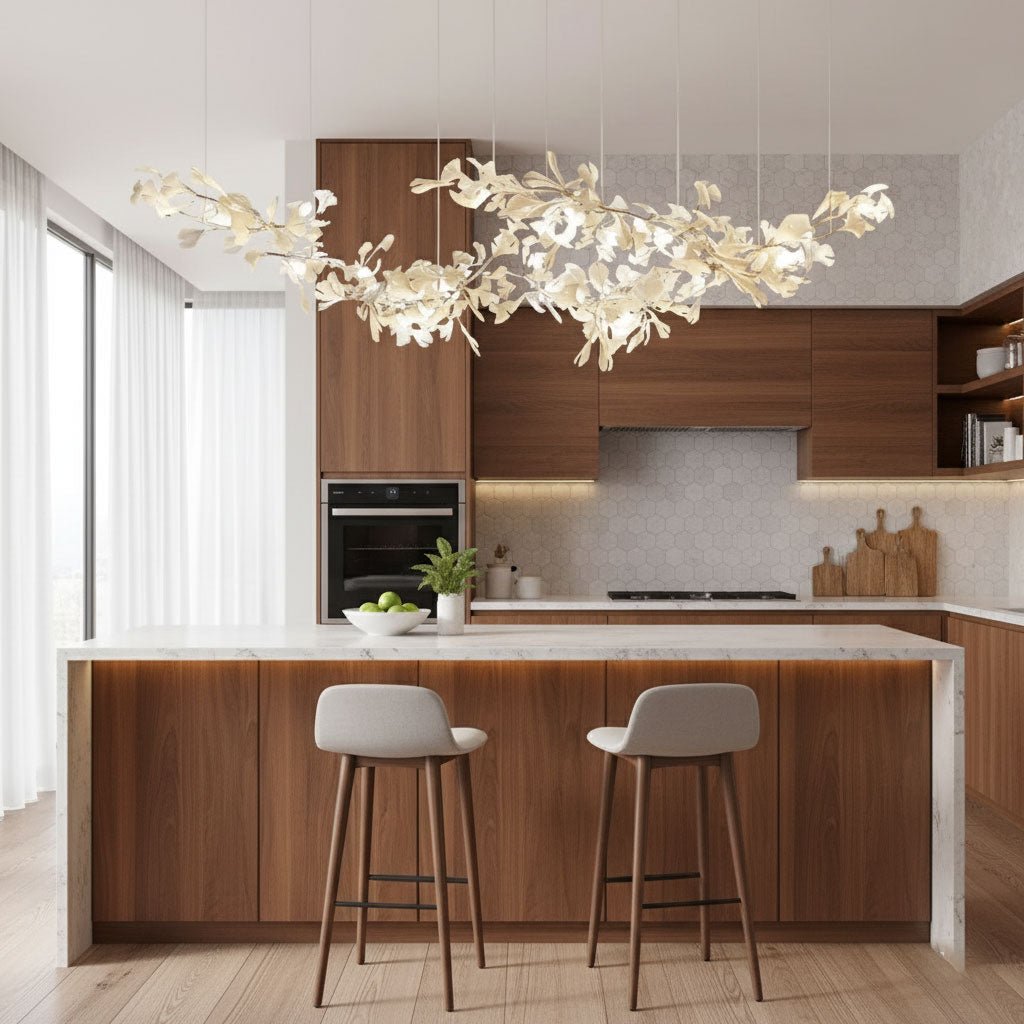 Two-Tier Botanical Chandelier - CasaraHouse