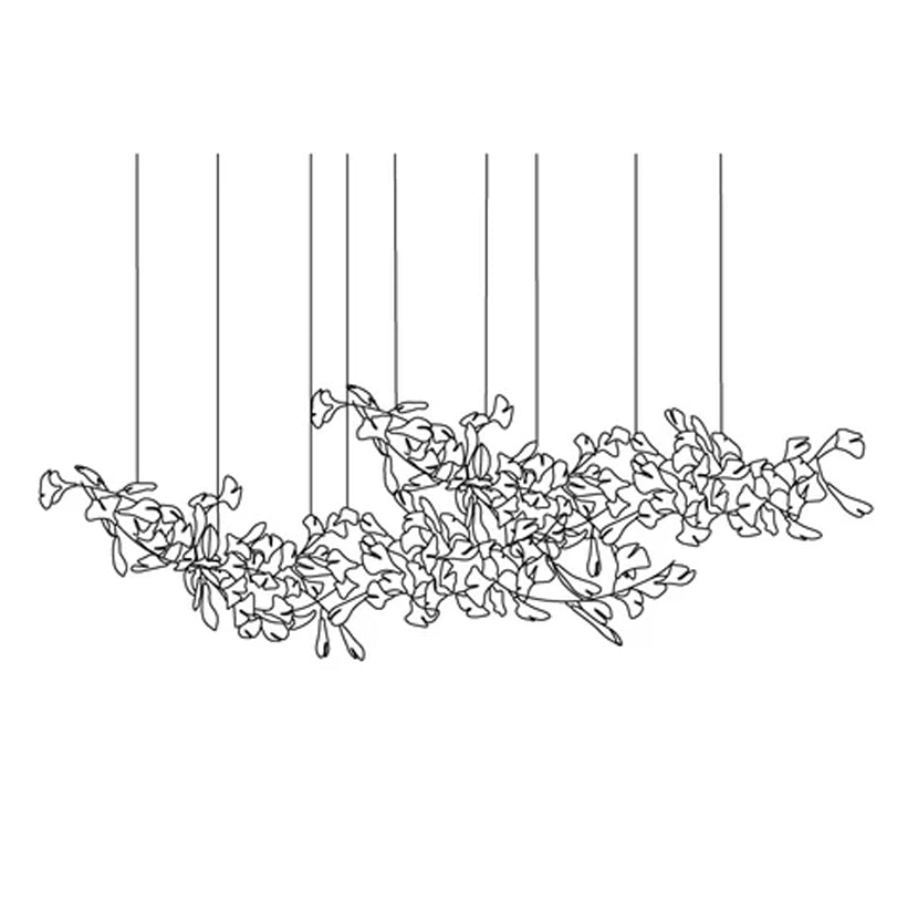 Two-Tier Botanical Chandelier - CasaraHouse