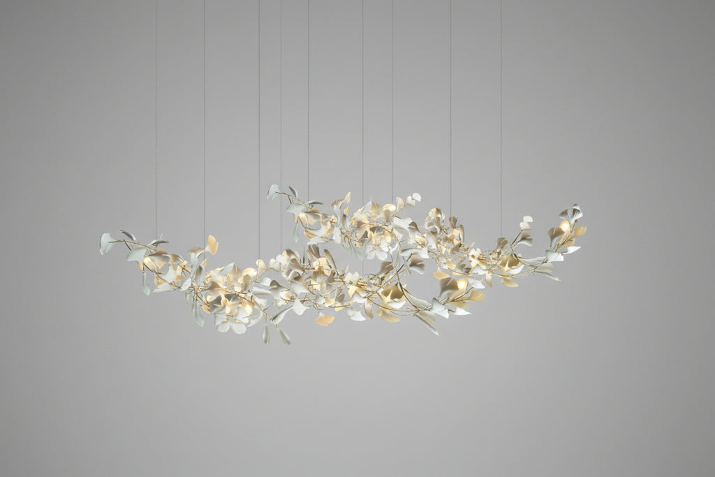 Two-Tier Botanical Chandelier - CasaraHouse