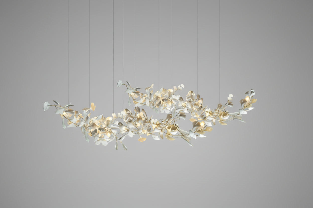 Two-Tier Botanical Chandelier - CasaraHouse
