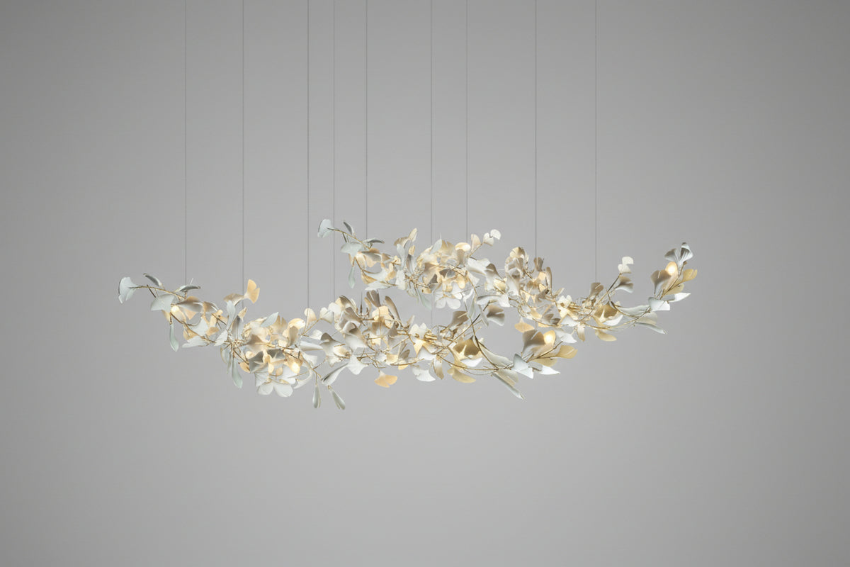 Two-Tier Botanical Chandelier - CasaraHouse