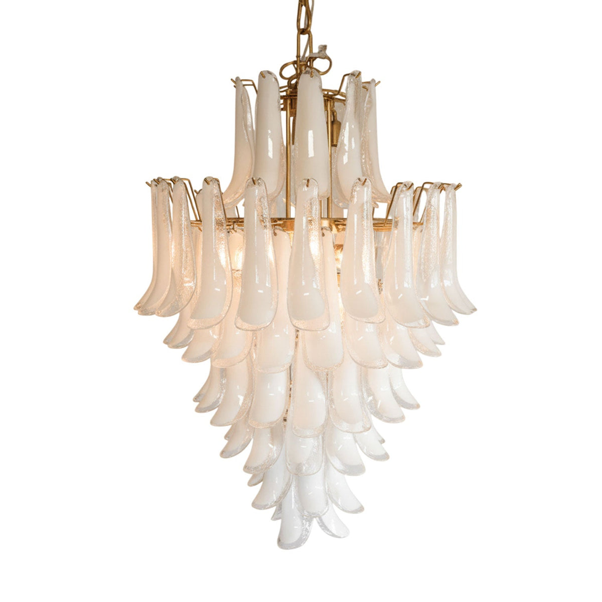Contemporary Dravina Glass Petals Pendant Lamp - CasaraHouse