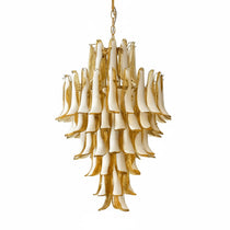 Contemporary Dravina Glass Petals Pendant Lamp - CasaraHouse