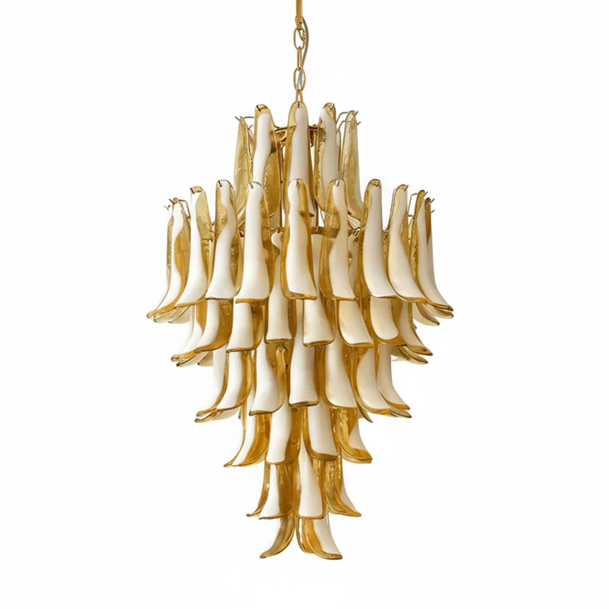 Contemporary Dravina Glass Petals Pendant Lamp - CasaraHouse