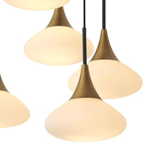 Duco L Modern Brass Chandelier
