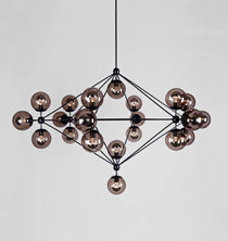 Modo Chandelier - 6 Sided, 21 Globes