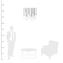 Aria Eden Multi Spot Glass Chandelier