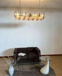 Elegant Multicolored Murano Poliedri Chandelier