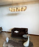 Elegant Multicolored Murano Poliedri Chandelier