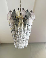 Elegant Multicolored Murano Poliedri Chandelier