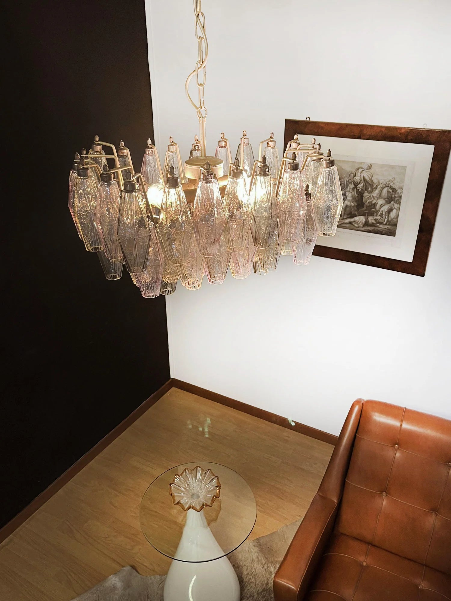 Poliedri Murano Colorful Chandelier